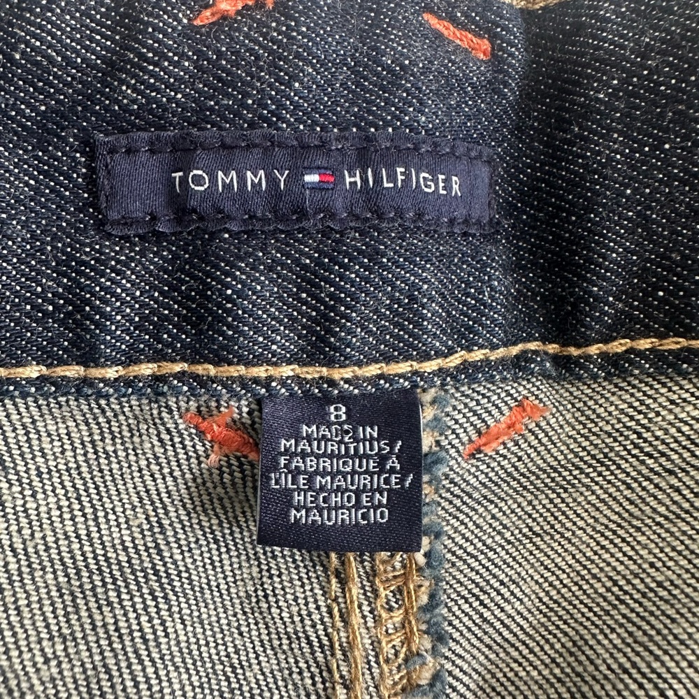Tommy Hilfiger Bermuda Denim Shorts Size 8 - Picture 9 of 16